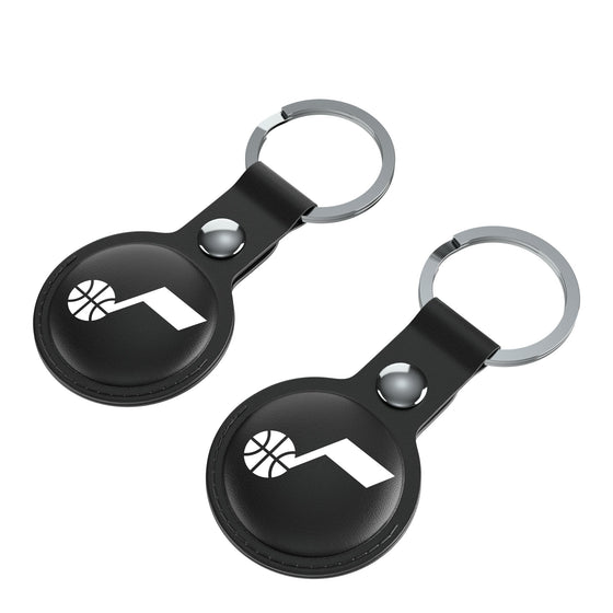 Utah Jazz Insignia Black Airtag Holder 2-Pack-2