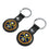 Denver Nuggets Insignia Black Airtag Holder 2-Pack-2