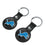 Detroit Lions Insignia Black Airtag Holder 2-Pack-2