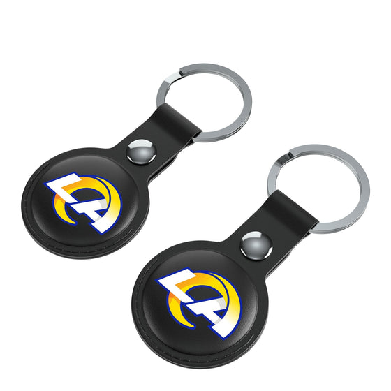 Los Angeles Rams Insignia Black Airtag Holder 2-Pack-2