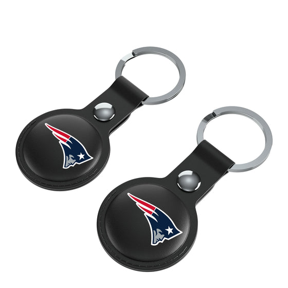 New England Patriots Insignia Black Airtag Holder 2-Pack-2