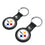 Pittsburgh Steelers Insignia Black Airtag Holder 2-Pack-2