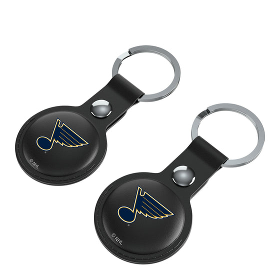 St. Louis Blues Insignia Black Airtag Holder 2-Pack-2