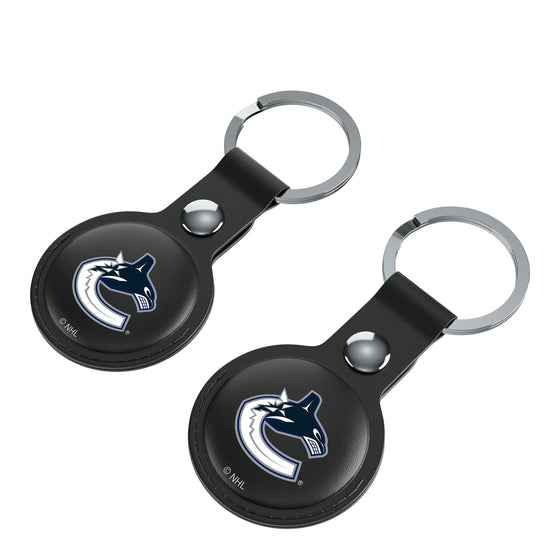 Vancouver Canucks Insignia Black Airtag Holder 2-Pack-2