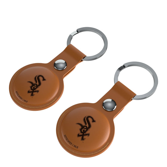 Chicago White Sox Burn Brown Airtag Holder 2-Pack-2