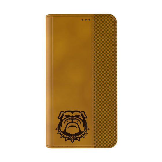 University of Georgia Bulldogs Uga Burn Folio Phone Case-1