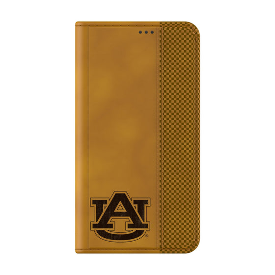 University of Auburn Tigers Burn Folio Phone Case-1