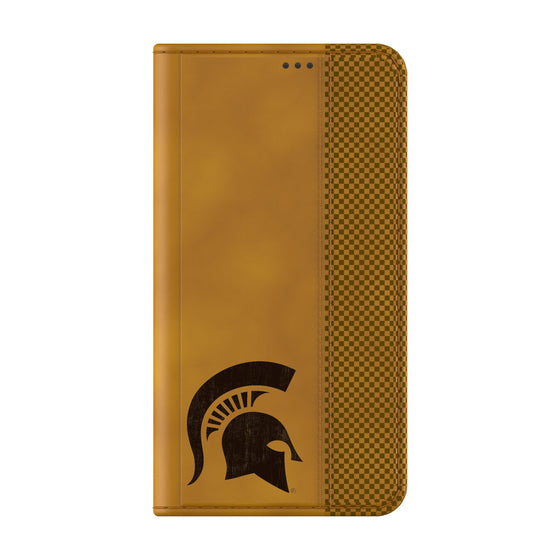 Michigan State University Spartans Burn Folio Phone Case-1