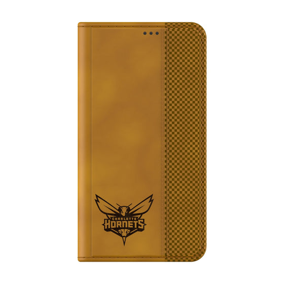 Charlotte Hornets Burn Folio Phone Case-1