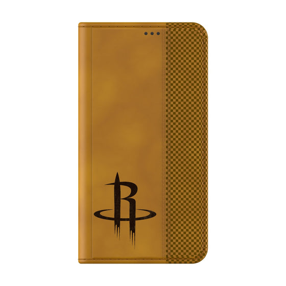 Houston Rockets Burn Folio Phone Case-1