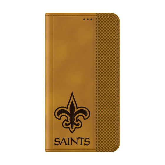 New Orleans Saints Burn Folio Phone Case-1