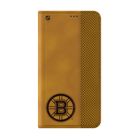 Boston Bruins Burn Folio Phone Case-1