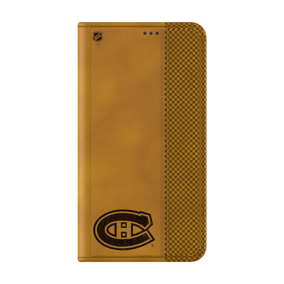 Montreal Canadiens Burn Folio Phone Case-1