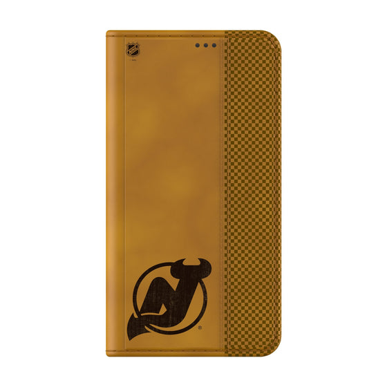 New Jersey Devils Burn Folio Phone Case-1