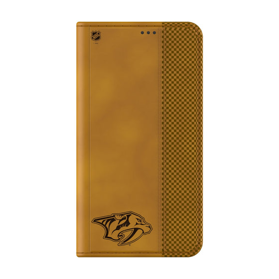 Nashville Predators Burn Folio Phone Case-1