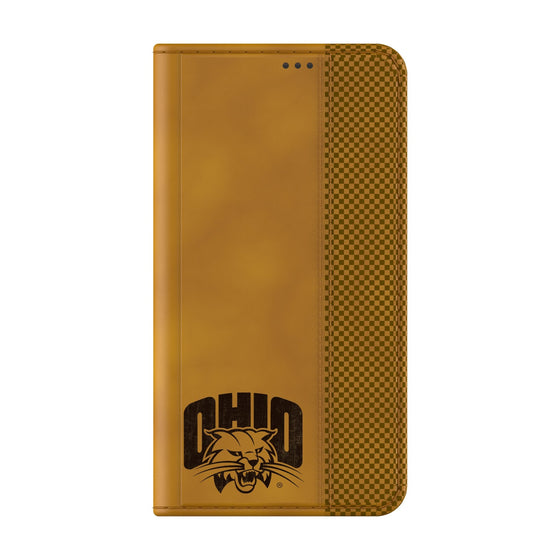 Ohio University Bobcats Burn Folio Phone Case-1