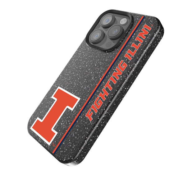 Illinois Fighting Illini Sidebar Bling Phone Case-1