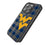 West Virginia Mountaineers Plaid Bling Phone Case-1