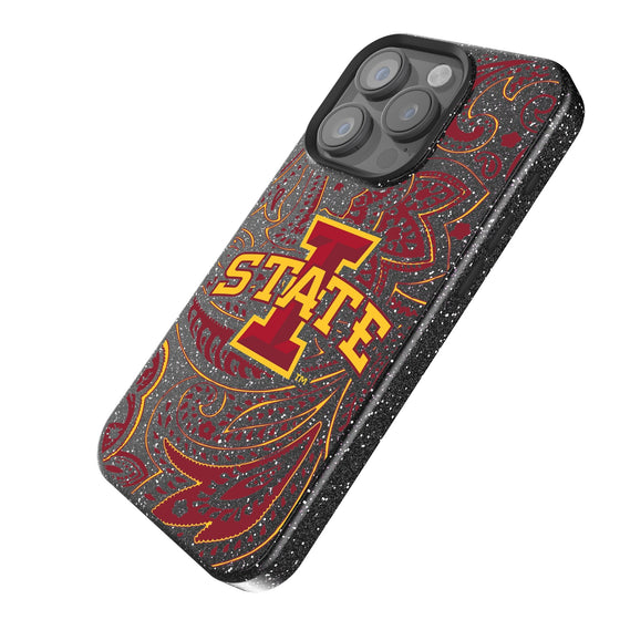 Iowa State Cyclones Paisley Bling Phone Case-1