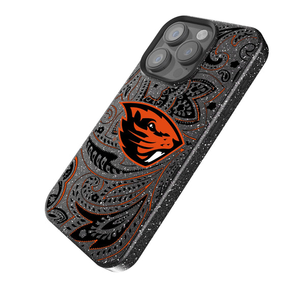 Oregon State Beavers Paisley Bling Phone Case-1