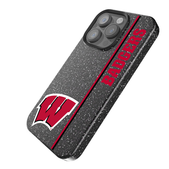 Wisconsin Badgers Sidebar Bling Phone Case-1