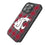 Washington State Cougars Plaid Bling Phone Case-1