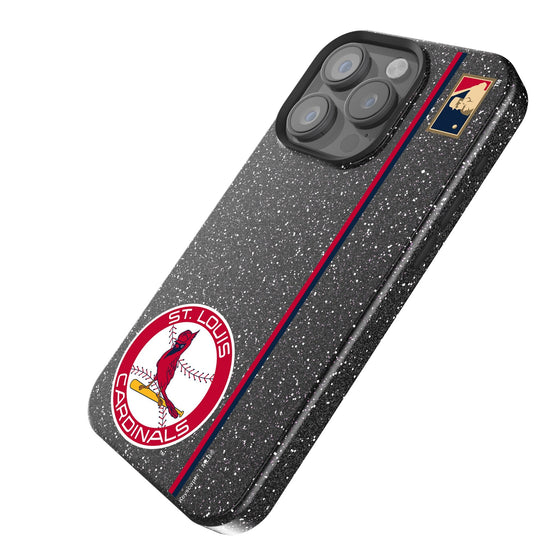 St Louis Cardinals 1966-1997 - Cooperstown Collection Sidebar Bling Phone Case-1