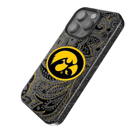 Iowa Hawkeyes Paisley Bling Phone Case-1