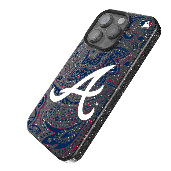 Atlanta Braves Paisley Bling Phone Case-1