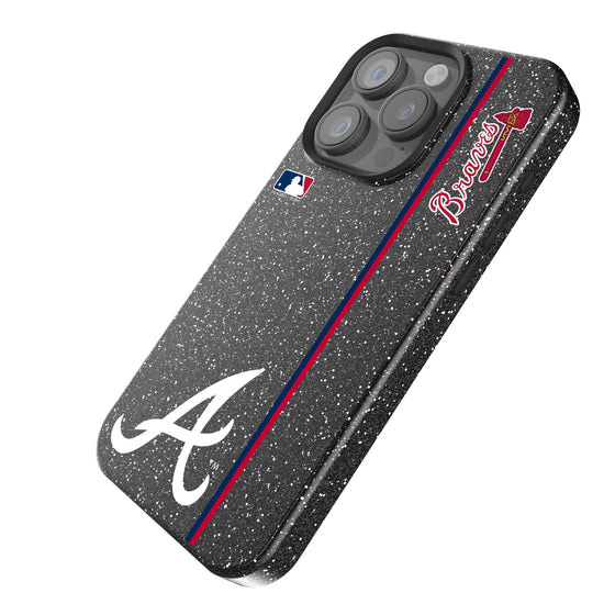 Atlanta Braves Sidebar Bling Phone Case-1