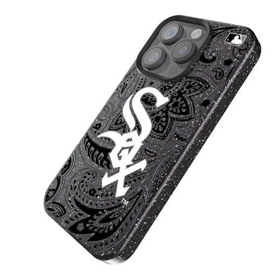 Chicago White Sox Paisley Bling Phone Case-1