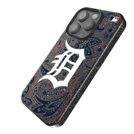 Detroit Tigers Paisley Bling Phone Case-1