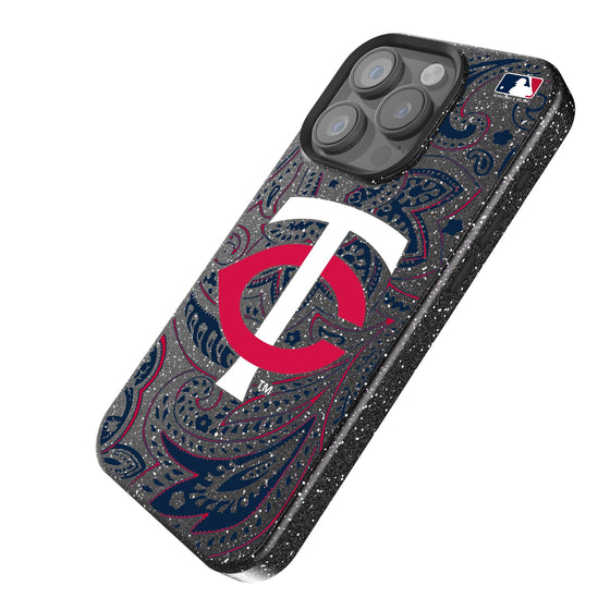 Minnesota Twins Paisley Bling Phone Case-1