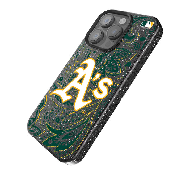 Oakland Athletics Paisley Bling Phone Case-1