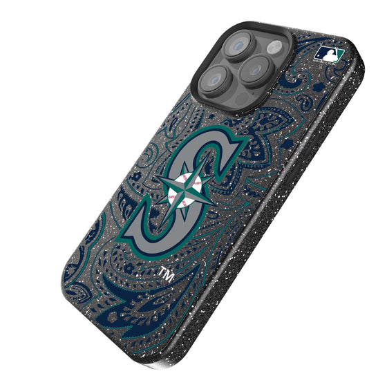 Seattle Mariners Paisley Bling Phone Case-1