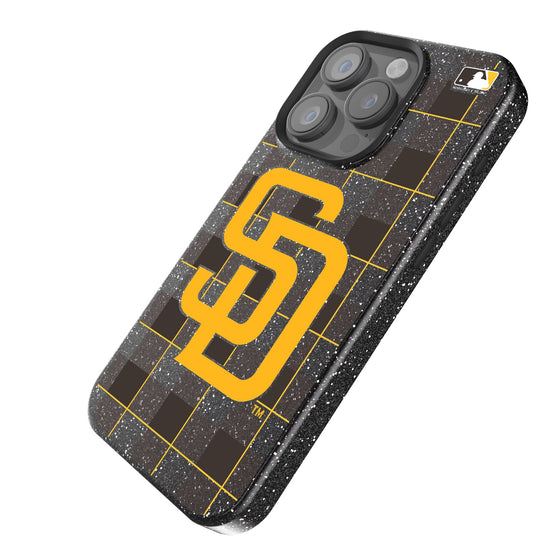 San Diego Padres Plaid Bling Phone Case-1