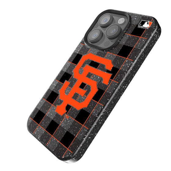 San Francisco Giants Plaid Bling Phone Case-1