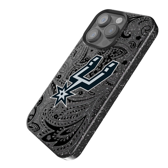 San Antonio Spurs Paisley Bling Phone Case-1