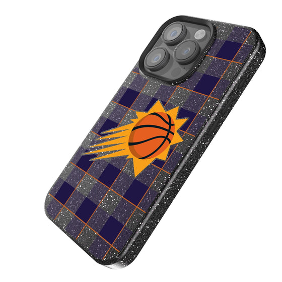 Phoenix Suns Plaid Bling Phone Case-1