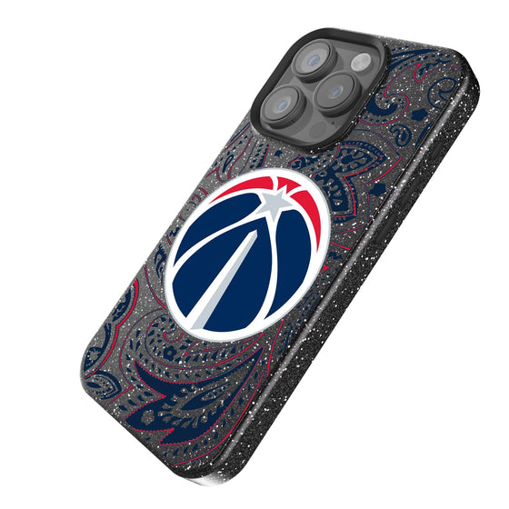 Washington Wizards Paisley Bling Phone Case-1