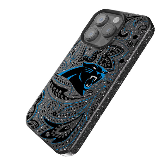 Carolina Panthers Paisley Bling Phone Case-1