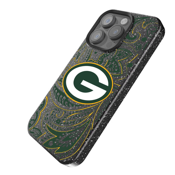 Green Bay Packers Paisley Bling Phone Case-1