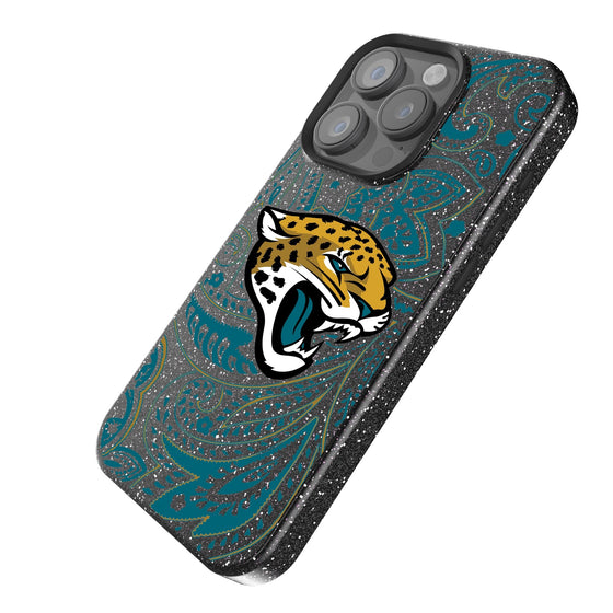 Jacksonville Jaguars Paisley Bling Phone Case-1