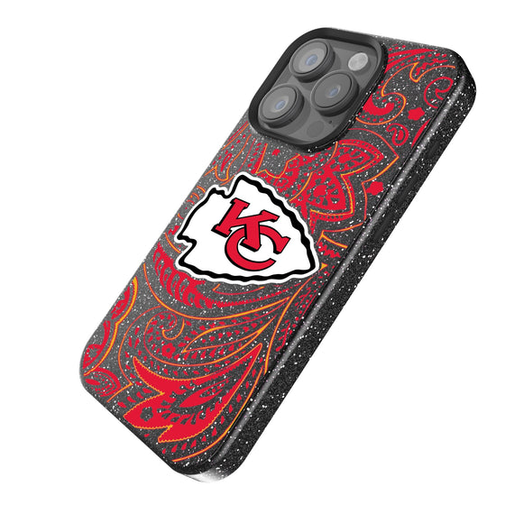 Kansas City Chiefs Paisley Bling Phone Case-1