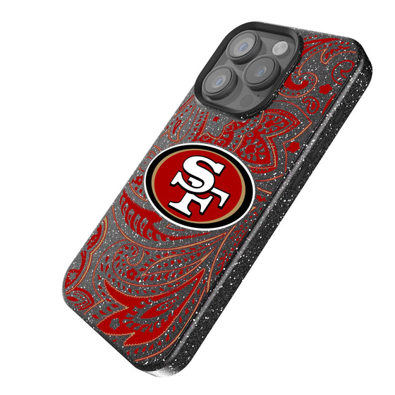 San Francisco 49ers Paisley Bling Phone Case-1