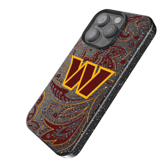 Washington Commanders Paisley Bling Phone Case-1