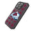 Colorado Avalanche Plaid Bling Phone Case-1