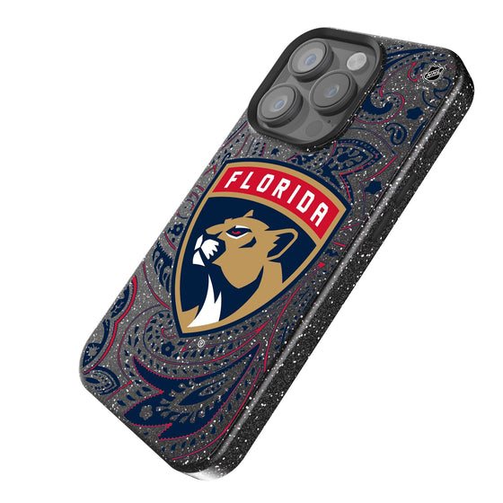 Florida Panthers Paisley Bling Phone Case-1