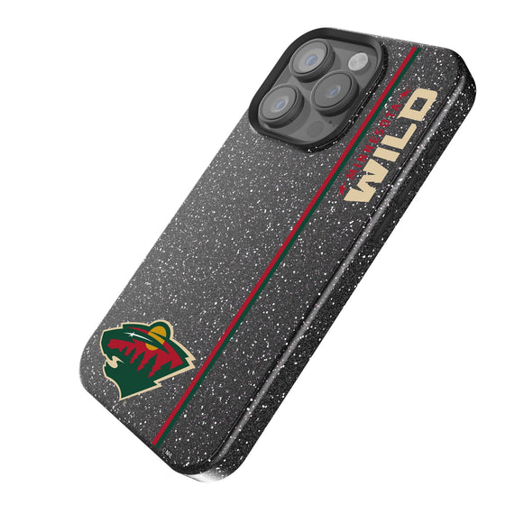 Minnesota Wild Sidebar Bling Phone Case-1