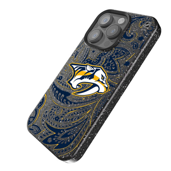 Nashville Predators Paisley Bling Phone Case-1